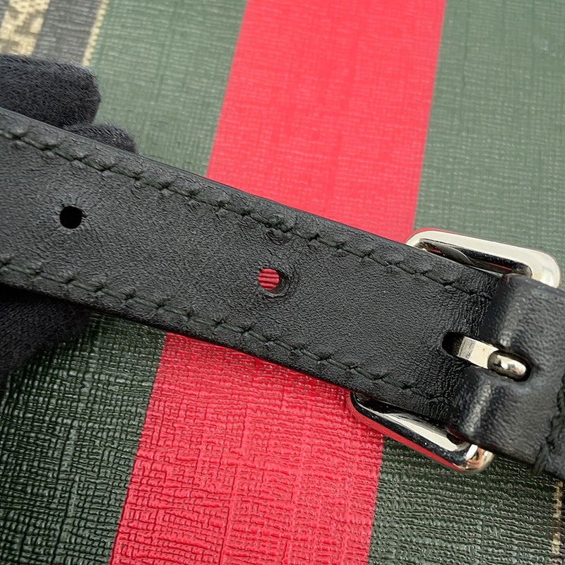 グッチ ショルダーバッグ GGカレイド/レザー シェリー ビー 450953 GUCCI 黒