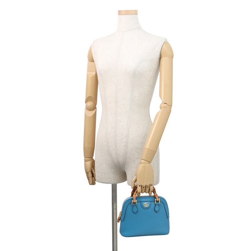 グッチ ハンドバッグ ダイアナ バンブー ミニ レザー 715775 GUCCI 2wayショルダーバッグ