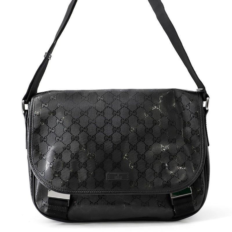グッチ ショルダーバッグ GGインプリメ 201732 GUCCI バッグ 斜め掛け 黒