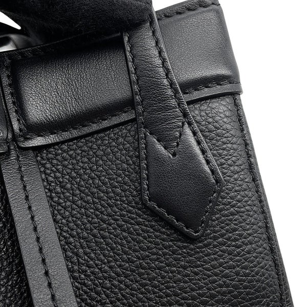 フェンディ ショルダーバッグ オリガミ Origami ミニ レザー 8BS083 FENDI 2way ハンドバッグ 黒