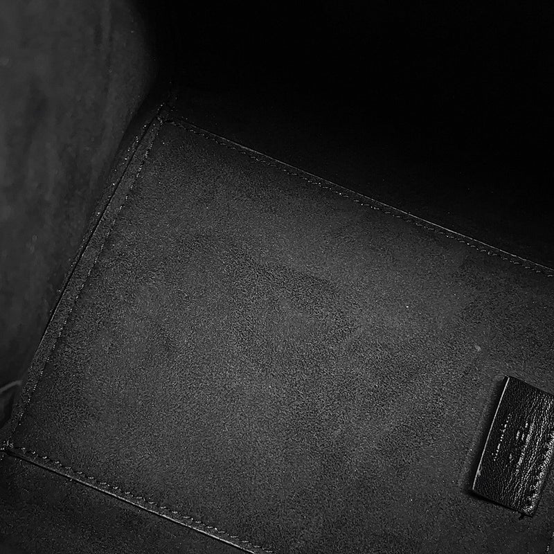 フェンディ ショルダーバッグ オリガミ Origami ミニ レザー 8BS083 FENDI 2way ハンドバッグ 黒