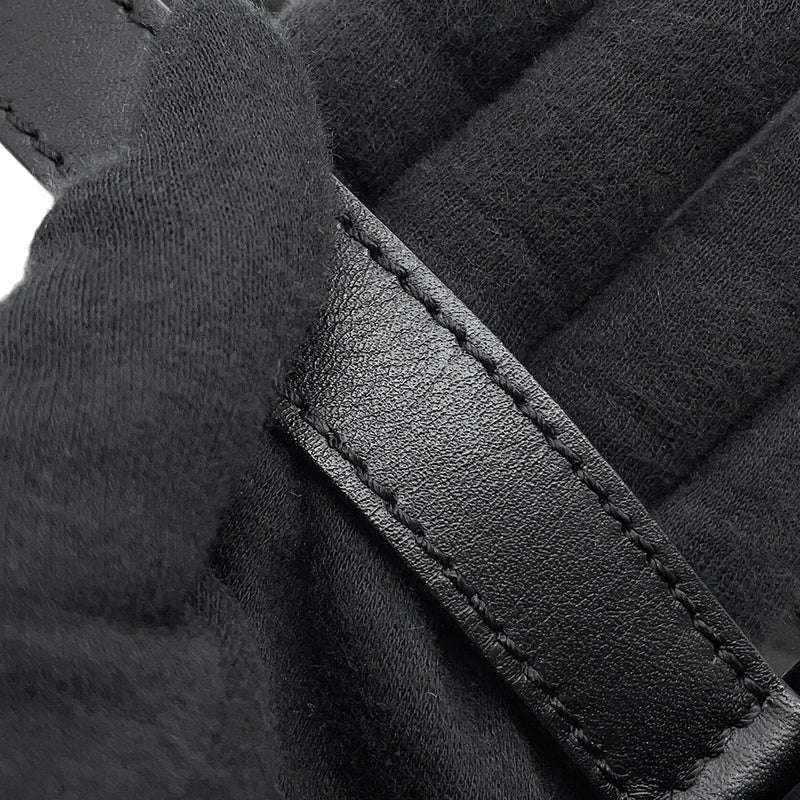 フェンディ ハンドバッグ ズッキーノ ワンショルダーキャンバス/レザー FENDI ショルダーバッグ 黒
