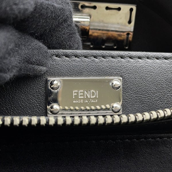 フェンディ ハンドバッグ セレリア ピーカブー 7VA388 FENDI ビジネスバッグ メンズ  黒