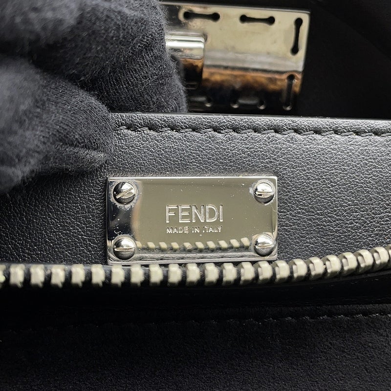 フェンディ ハンドバッグ セレリア ピーカブー 7VA388 FENDI ビジネスバッグ メンズ  黒
