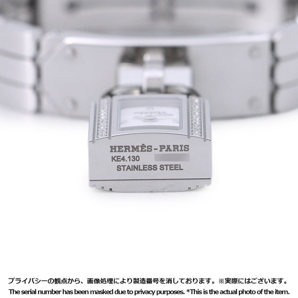 エルメス ケリーウォッチ ダイヤベゼル KE4.130.130 HERMES 腕時計 スパークリングホワイト文字盤