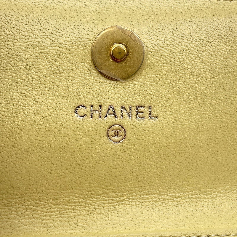 シャネル チェーンショルダーバッグ ミニ マトラッセ ココボール ラムスキン AP1628 CHANEL ミニバッグ