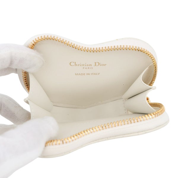 クリスチャン・ディオール チェーンショルダーポーチ ディオールアムール Caro ハート カーフレザー S5097UNID Christian Dior