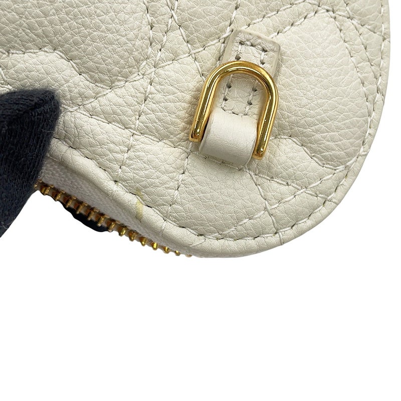 クリスチャン・ディオール チェーンショルダーポーチ ディオールアムール Caro ハート カーフレザー S5097UNID Christian Dior
