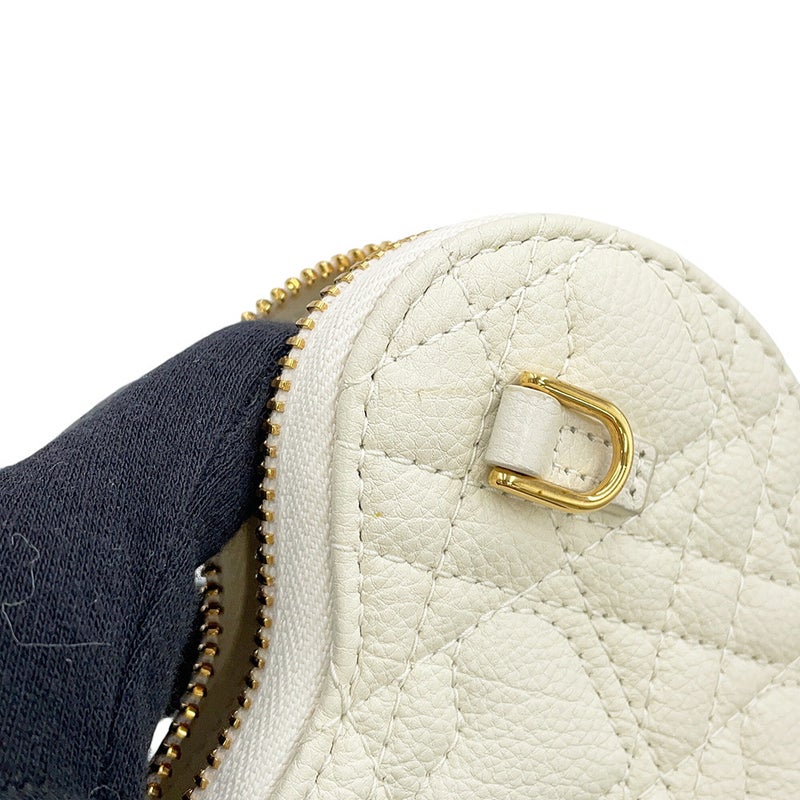 クリスチャン・ディオール チェーンショルダーポーチ ディオールアムール Caro ハート カーフレザー S5097UNID Christian Dior