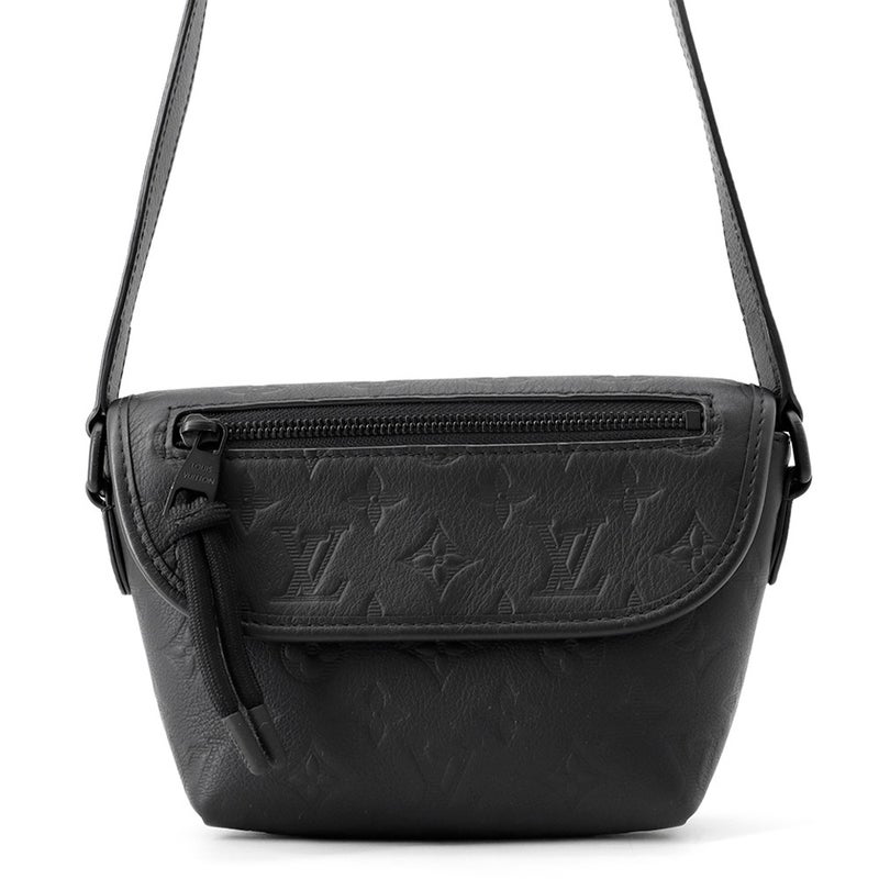 ルイヴィトン ショルダーバッグ モノグラム・シャドウ パルス・ウェアラブル ウォレット M12636 LOUIS VUITTON 黒 ブラック