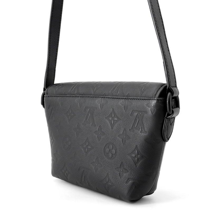ルイヴィトン ショルダーバッグ モノグラム・シャドウ パルス・ウェアラブル ウォレット M12636 LOUIS VUITTON 黒 ブラック