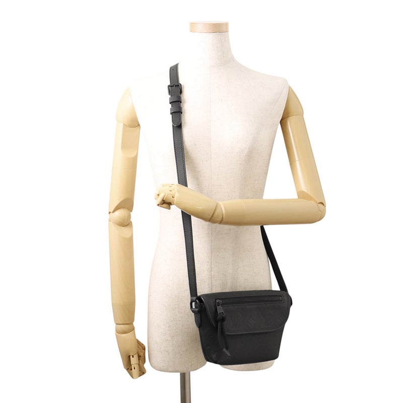 ルイヴィトン ショルダーバッグ モノグラム・シャドウ パルス・ウェアラブル ウォレット M12636 LOUIS VUITTON 黒 ブラック