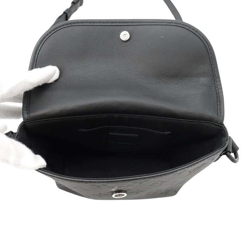 ルイヴィトン ショルダーバッグ モノグラム・シャドウ パルス・ウェアラブル ウォレット M12636 LOUIS VUITTON 黒 ブラック