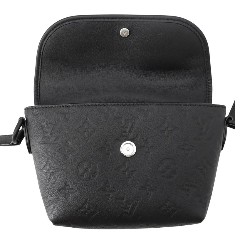 ルイヴィトン ショルダーバッグ モノグラム・シャドウ パルス・ウェアラブル ウォレット M12636 LOUIS VUITTON 黒 ブラック