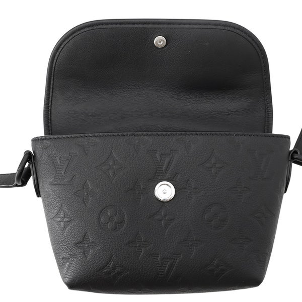 ルイヴィトン ショルダーバッグ モノグラム・シャドウ パルス・ウェアラブル ウォレット M12636 LOUIS VUITTON 黒 ブラック
