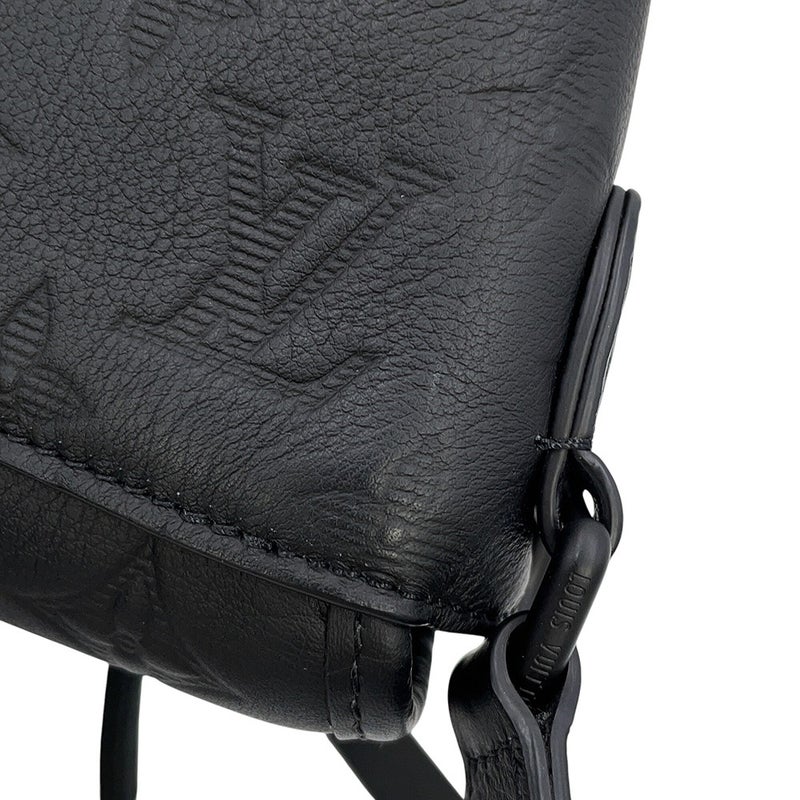 ルイヴィトン ショルダーバッグ モノグラム・シャドウ パルス・ウェアラブル ウォレット M12636 LOUIS VUITTON 黒 ブラック