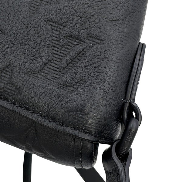 ルイヴィトン ショルダーバッグ モノグラム・シャドウ パルス・ウェアラブル ウォレット M12636 LOUIS VUITTON 黒 ブラック