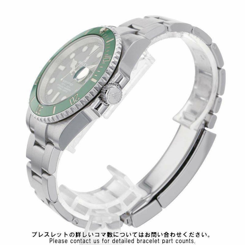 ロレックス サブマリーナ デイト グリーン ランダムシリアル ルーレット 116610LV ROLEX 腕時計 グリーン文字盤