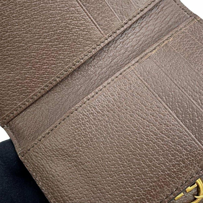 グッチ 二つ折り財布 オフィディア カードケース ウォレット ダブルG レザー 699353 GUCCI 財布