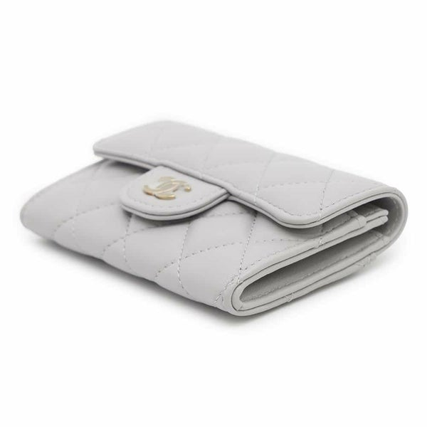 シャネル カードケース マトラッセ クラシックフラップカードケース ココマーク ラムスキン AP0214 CHANEL 名刺入れ