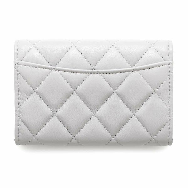 シャネル カードケース マトラッセ クラシックフラップカードケース ココマーク ラムスキン AP0214 CHANEL 名刺入れ