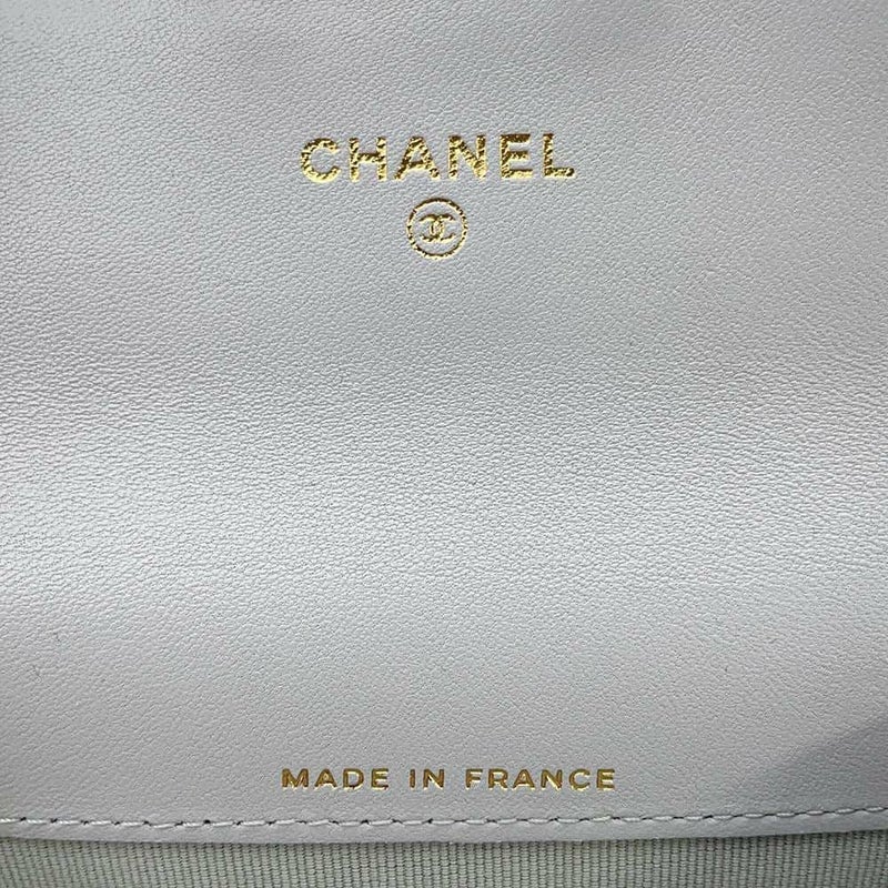 シャネル カードケース マトラッセ クラシックフラップカードケース ココマーク ラムスキン AP0214 CHANEL 名刺入れ