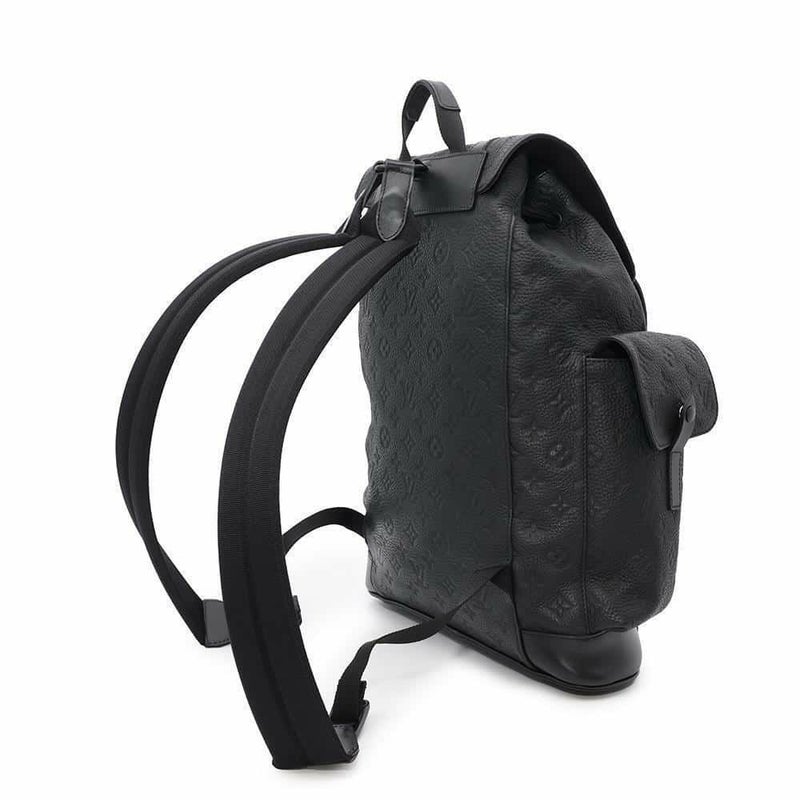 ルイヴィトン リュック モノグラム・トリヨン クリストファーMM M55699 バッグ バックパック ブラック 黒