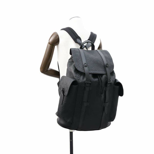 ルイヴィトン リュック モノグラム・トリヨン クリストファーMM M55699 バッグ バックパック ブラック 黒