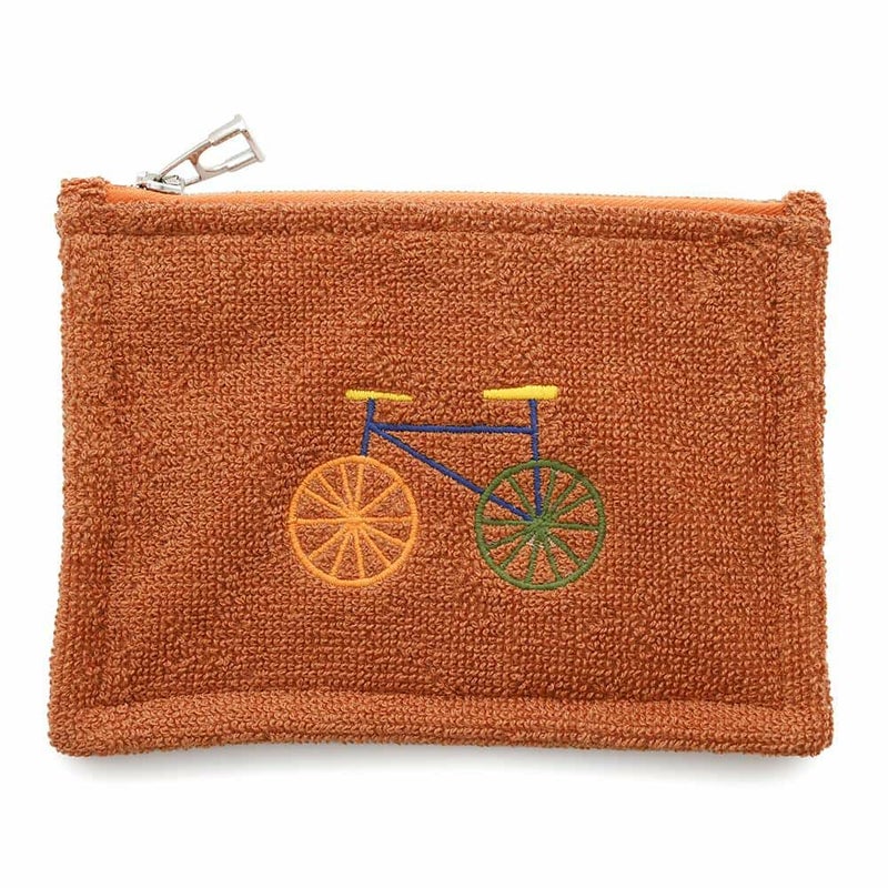 エルメス ポーチ レ・カバネス Les Cabanes case Bicyclette ポーチ ミニ コットン HERMES 小物入れ ケース