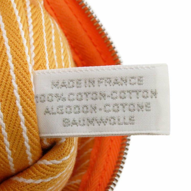 エルメス ポーチ レ・カバネス Les Cabanes case Bicyclette ポーチ ミニ コットン HERMES 小物入れ ケース