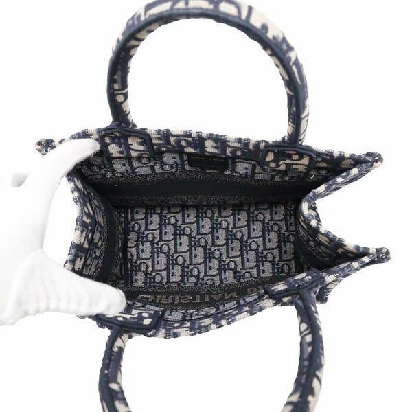 クリスチャン・ディオール トートバッグ ブックトート オブリーク スモール キャンバス M1265ZRIW トロッター