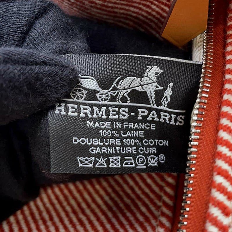 エルメス ポーチ ブリッド・ア・ブラックGM Hナッテ ウール HERMES バッグ