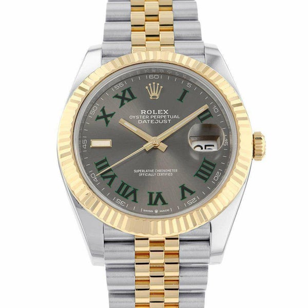 ロレックス デイトジャスト41 126333 ROLEX 腕時計 スレート文字盤