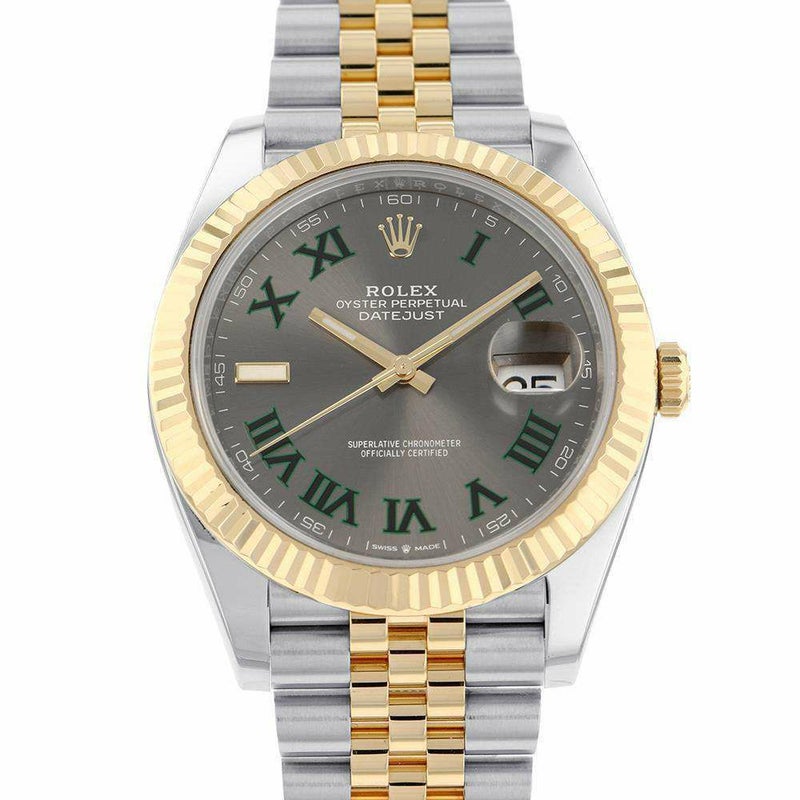 ロレックス デイトジャスト41 126333 ROLEX 腕時計 スレート文字盤