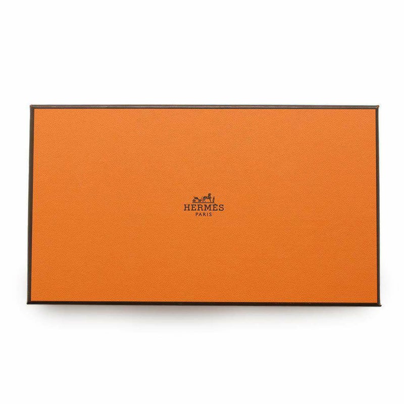 エルメス 長財布 アザップロング シルクイン ブルーロイヤル/シルバー金具 エプソン U刻印 財布