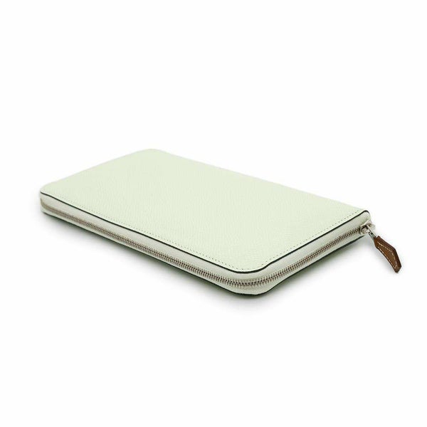 エルメス 長財布 アザップロング シルクイン ヴェールフィズ/シルバー金具 エプソン B刻印 財布