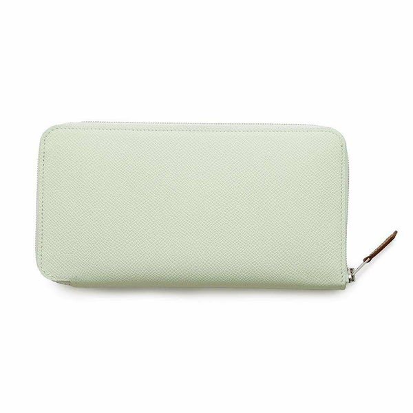 エルメス 長財布 アザップロング シルクイン ヴェールフィズ/シルバー金具 エプソン B刻印 財布