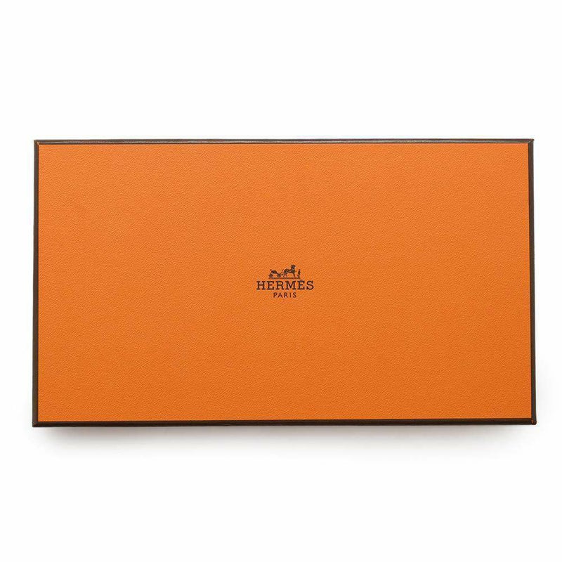 エルメス 長財布 アザップロング シルクイン ヴェールフィズ/シルバー金具 エプソン B刻印 財布