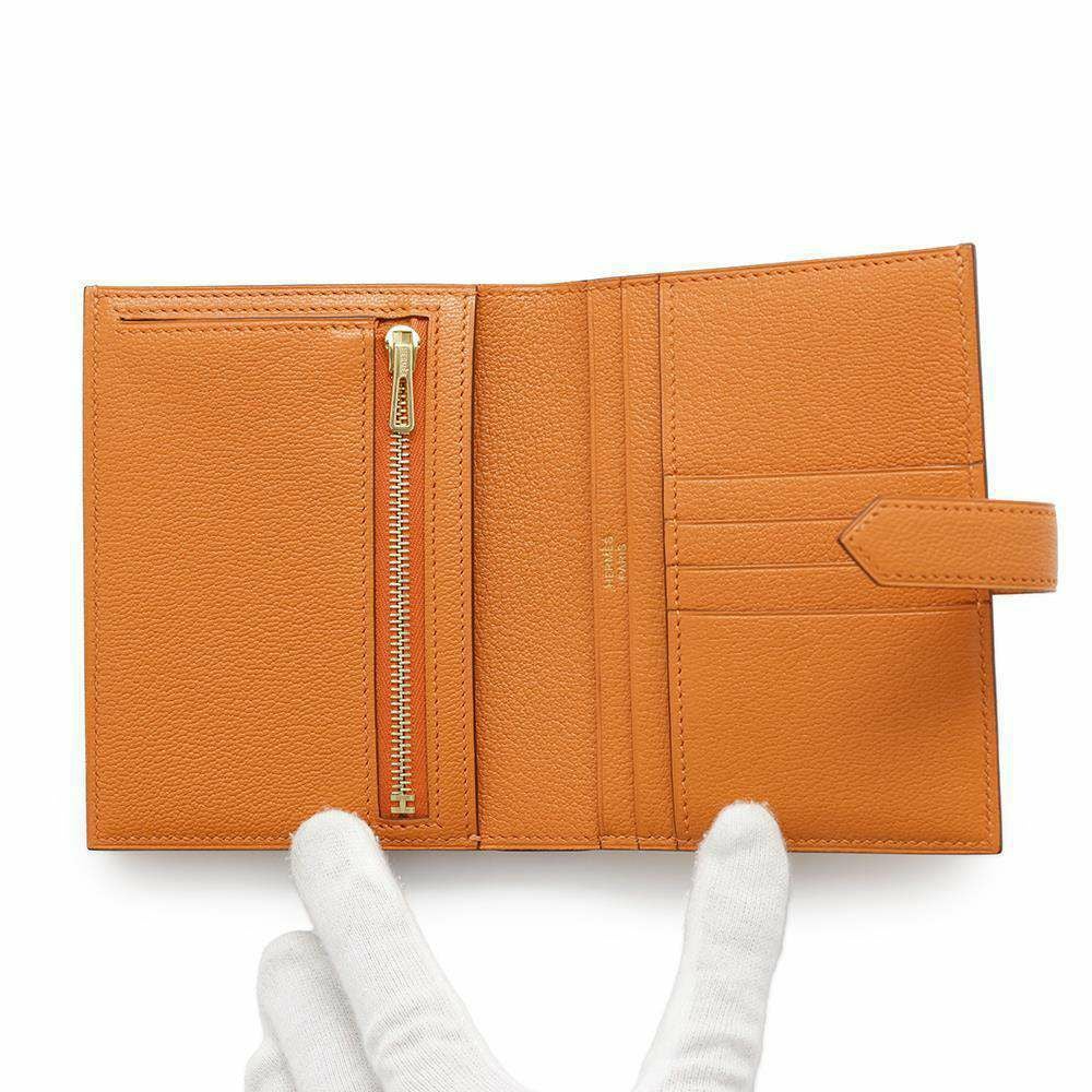 エルメス シェブルミゾル ベアンコンパクト コンパクトウォレット 二つ折り財布 HERMES（エルメス） 折財布 レディース ベアン ミニ ウォレット 二