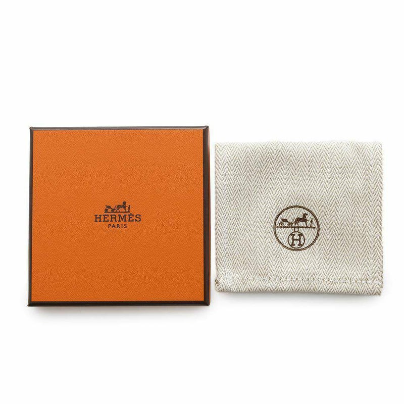 エルメス ブレスレット グレナン ブラック/シルバー金具 スイフト サイズT1 HERMES アクセサリー メンズ 黒