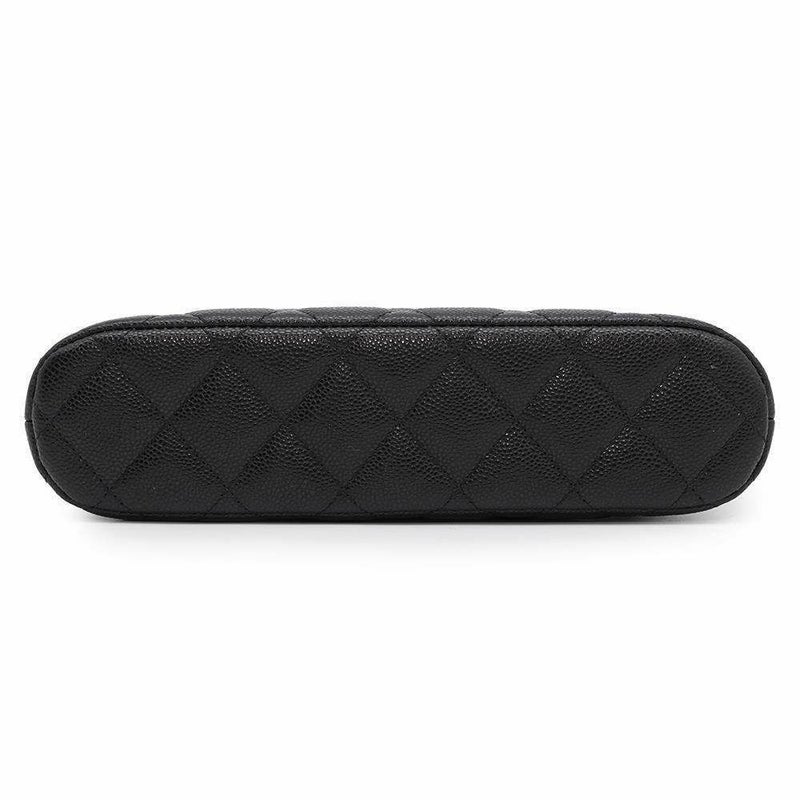 シャネル チェーンショルダーバッグ マトラッセ ココマーク キャビアスキン タイムレスクラシック AP4016 CHANEL バッグ 黒