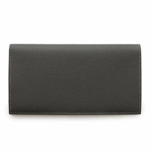 エルメス 長財布 MC2 フレミング グラファイト エプソン W刻印 HERMES メンズ 財布