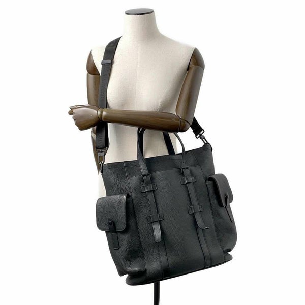 ルイヴィトン トートバッグ トリヨンレザー クリストファー・トート M58479 2wayショルダー ブラック 黒