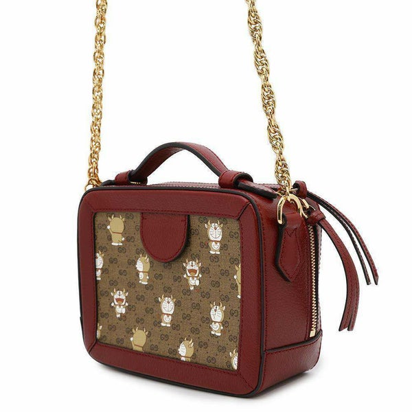 グッチ ミニショルダーバッグ GGスプリーム ドラえもん×グッチ コラボ 655596 GUCCI バッグ ハンドバッグ 2way 牛