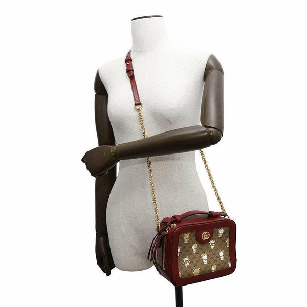 グッチ ミニショルダーバッグ GGスプリーム ドラえもん×グッチ コラボ 655596 GUCCI バッグ ハンドバッグ 2way 牛