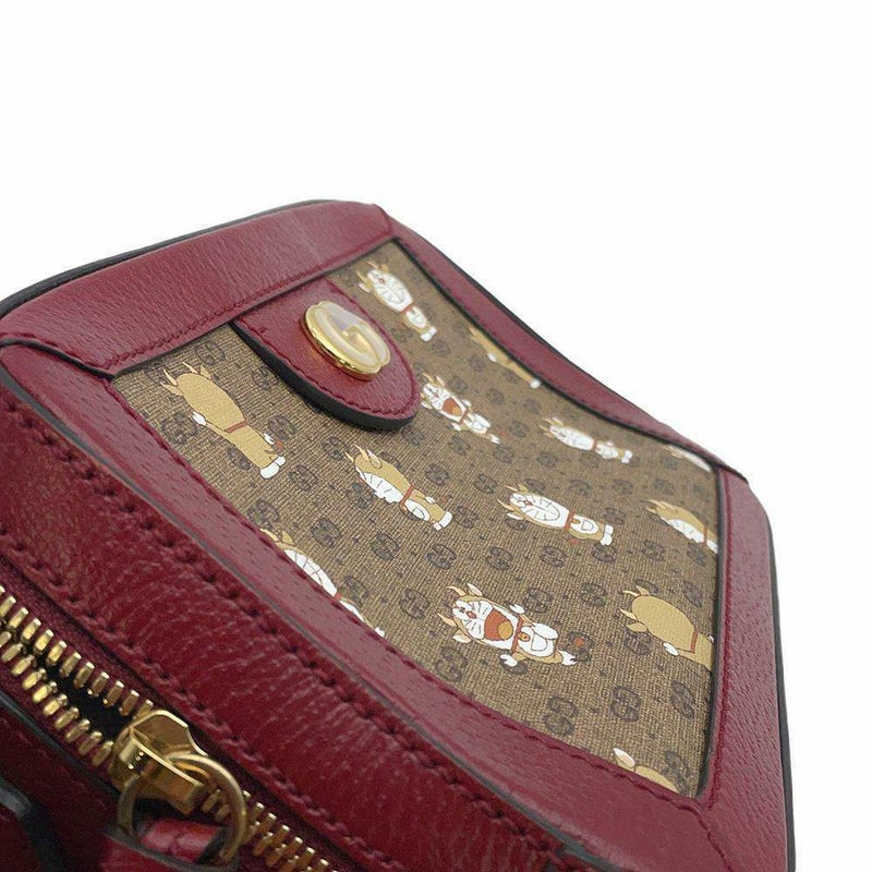 グッチ ミニショルダーバッグ GGスプリーム ドラえもん×グッチ コラボ 655596 GUCCI バッグ ハンドバッグ 2way 牛