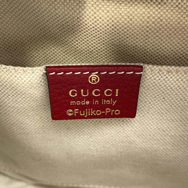 グッチ ミニショルダーバッグ GGスプリーム ドラえもん×グッチ コラボ 655596 GUCCI バッグ ハンドバッグ 2way 牛