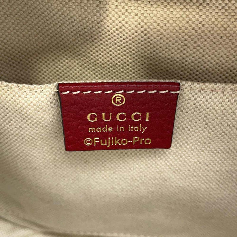 グッチ ミニショルダーバッグ GGスプリーム ドラえもん×グッチ コラボ 655596 GUCCI バッグ ハンドバッグ 2way 牛