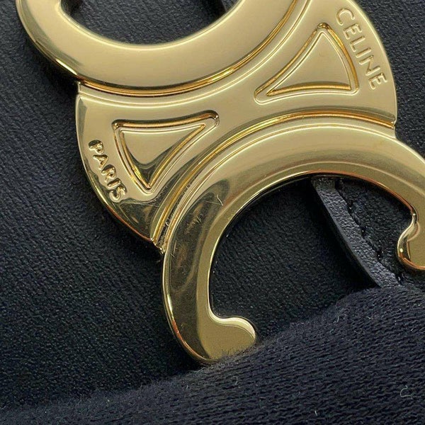 セリーヌ チェーンウォレット マーゴ カーフレザー 10L033DPV.38NO CELINE バッグ 長財布 黒