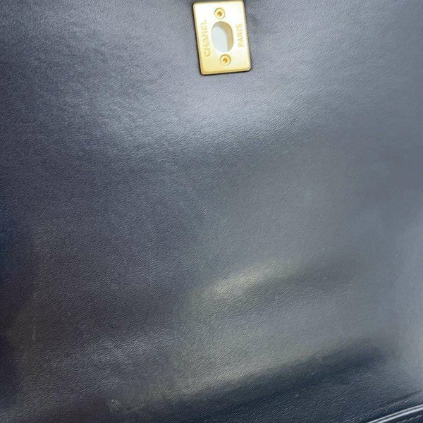 シャネル チェーンショルダーバッグ マトラッセ ココマーク キャビアスキン AS4286 CHANEL ハンドバッグ 黒